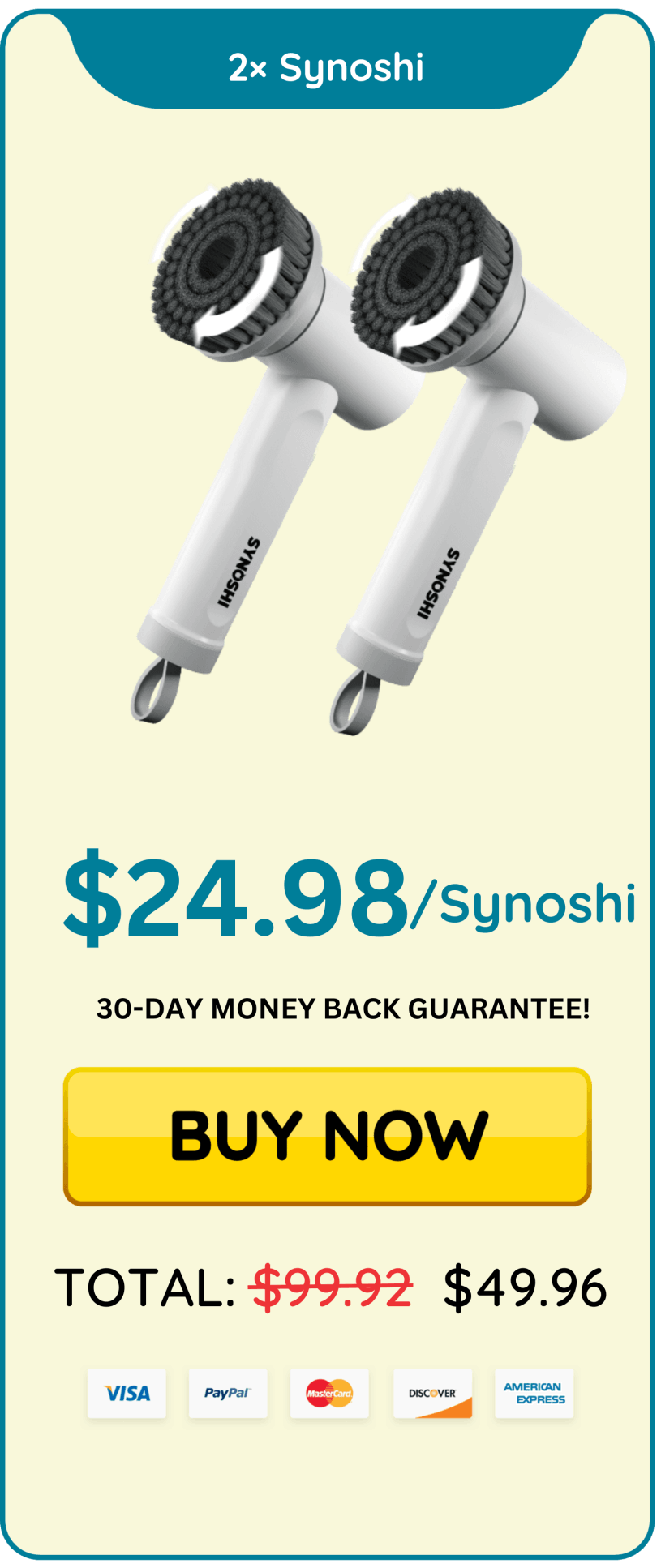 Synoshi pack of 2
